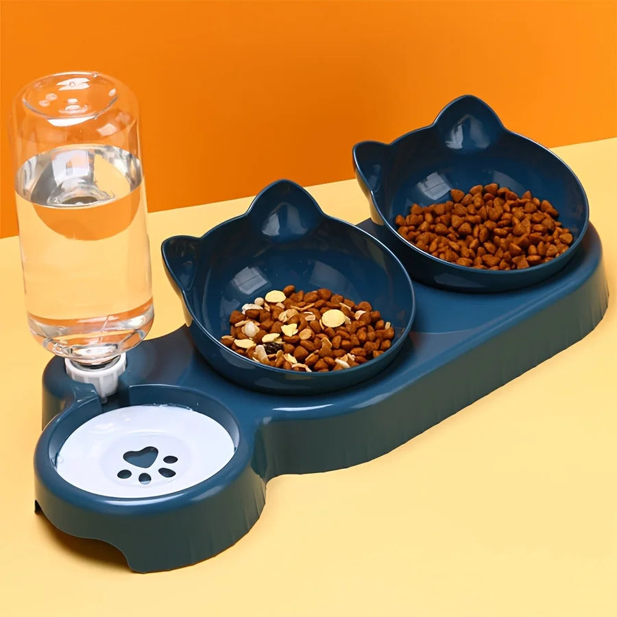 Pet Bowls With Water Feeder for Cats and dogs