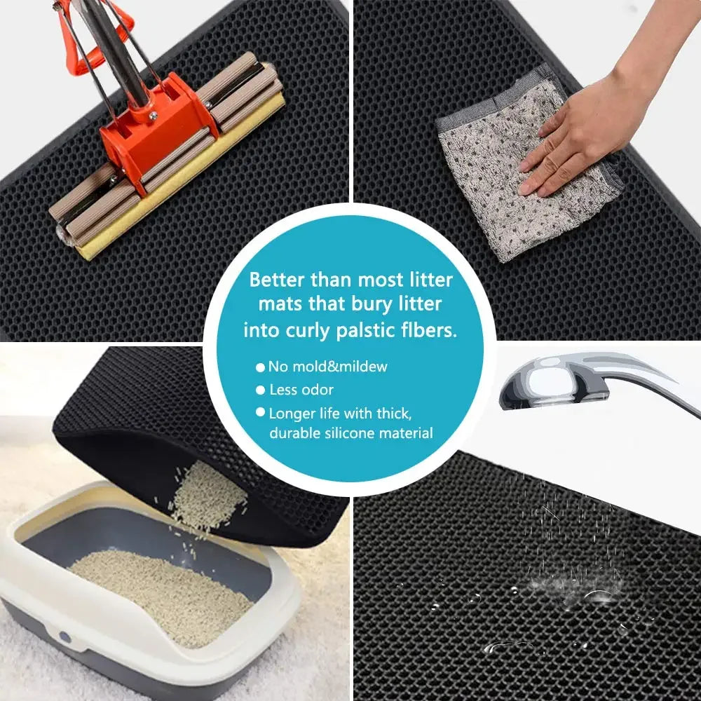Cat Litter Mat – Clean & Comfortable Solution for Your Home .