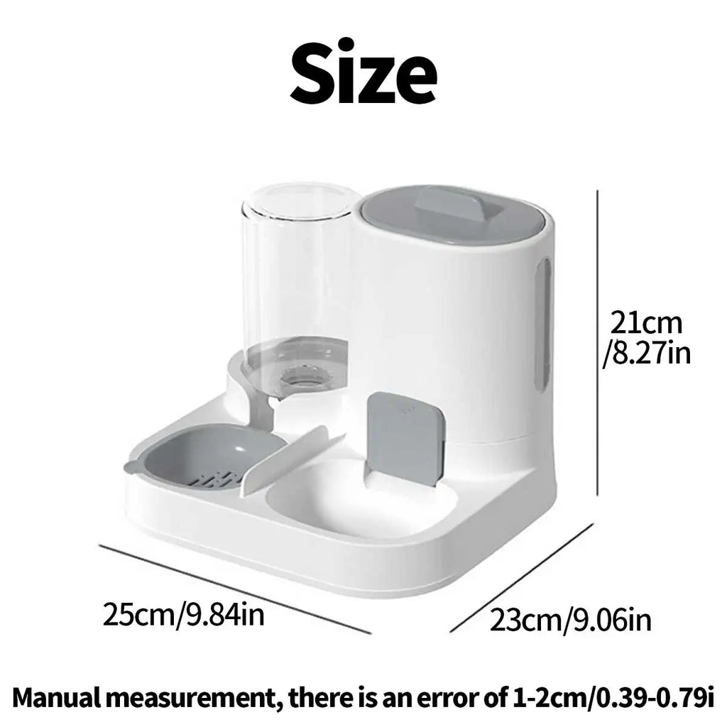 Feeder - Dual-purpose Drinking and Feeding Unit Dogs and cat