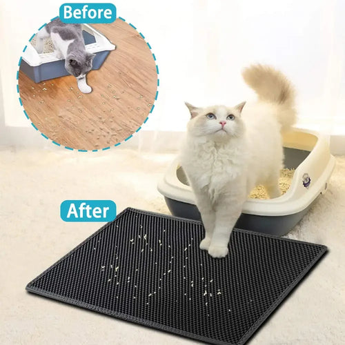 Cat Litter Mat – Clean & Comfortable Solution for Your Home .