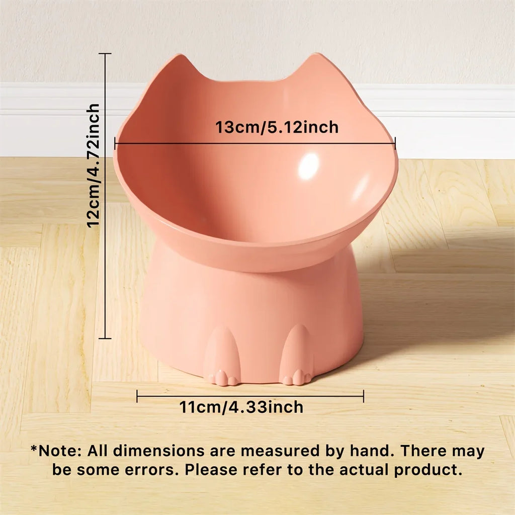 Cat and Dog Bowl, Neck Protection Kitty Food