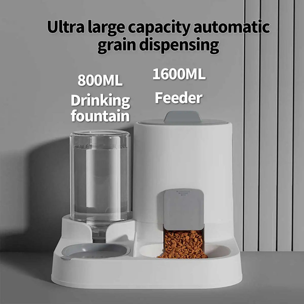 Feeder - Dual-purpose Drinking and Feeding Unit Dogs and cat
