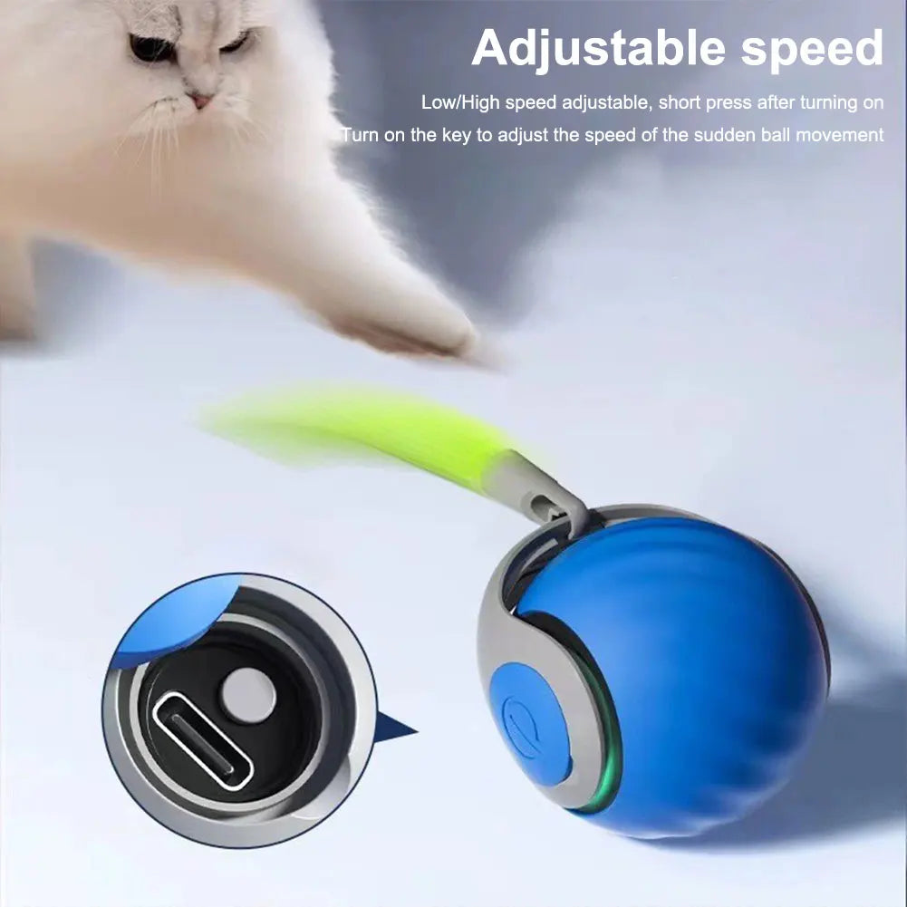 Smart Dog Toy Ball Electronic Interactive Pet Toy Moving Ball Rechargeable Automatic Moving Bouncing for Puppy Gift Cat Products