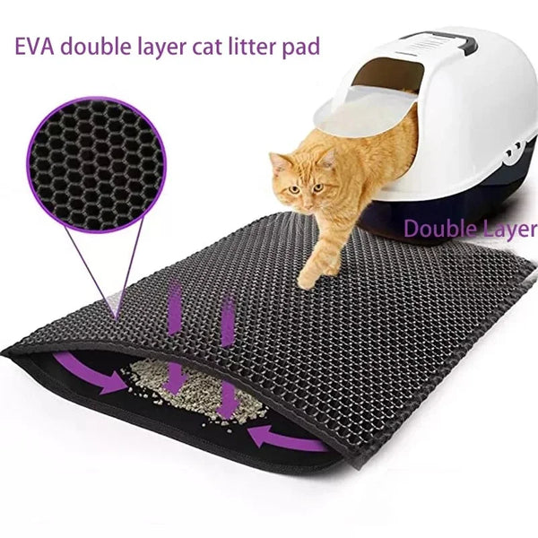 Cat Litter Mat – Clean & Comfortable Solution for Your Home .